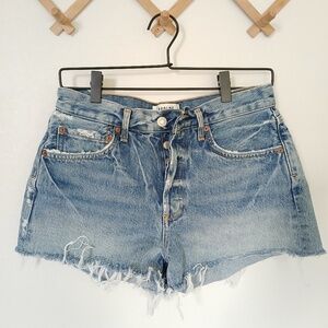 Agolde Parker Cut-Off Denim Shorts Size 26